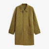 GXG男装 时尚潮流芥末黄长款大衣简约翻领通勤休闲冬季热卖GEX12627764 商品缩略图4