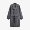 GXG男装 中灰双排扣长款大衣 简约时尚大衣外套  冬季热卖GEX12627794 商品缩略图4