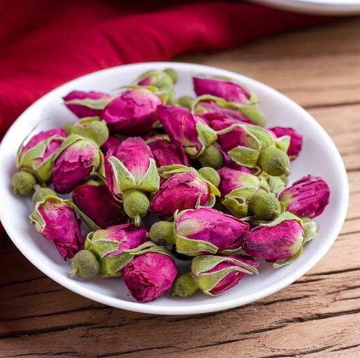 云南玫瑰花冠茶旗舰店正品罐装平阴墨红金边刺梨黑枸杞桑葚干组合 商品图1