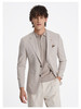 callisto松弛系列老钱风糯米白绵羊毛混纺西服 商品缩略图3