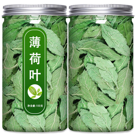 薄荷叶中药材新鲜天然梗干草药食用泡水泡茶粉散装药用薄何茶500g 商品图4