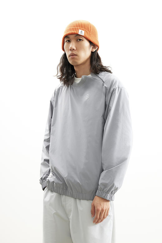 吃茶去chichaqu25快干轻量休闲户外运动圆领套头夹克训练城市通勤 商品图1