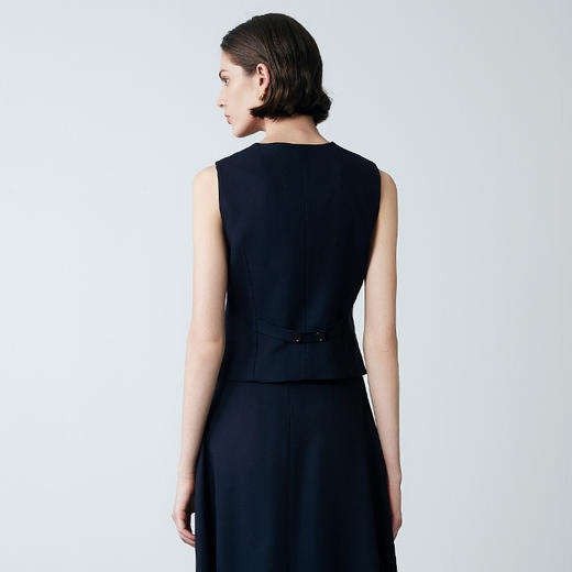 EITIE爱特爱春季新款时尚百搭修身显瘦马甲外套7703410 商品图4