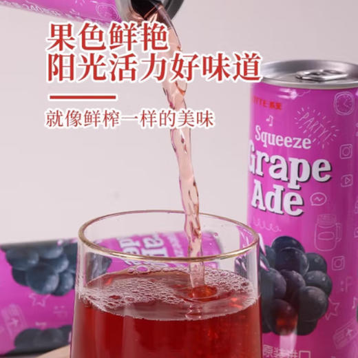乐天葡萄味碳酸饮料【240ml】 商品图1
