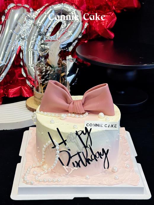 渐变珍珠翻糖蝴蝶结 女神女士款 商品图1