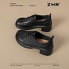 ZHR则则头层牛皮厚底乐福鞋女2024新款真皮英伦风小皮鞋舒适女鞋 商品缩略图9
