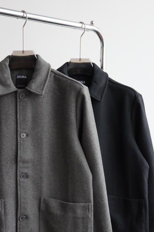 E.Z 100羊毛呢子翻领 夹克外套 WT824 商品图3