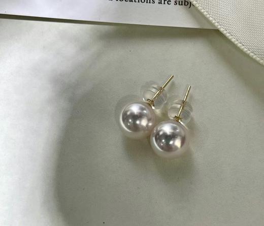 8mm-9mm akoya耳钉 商品图2