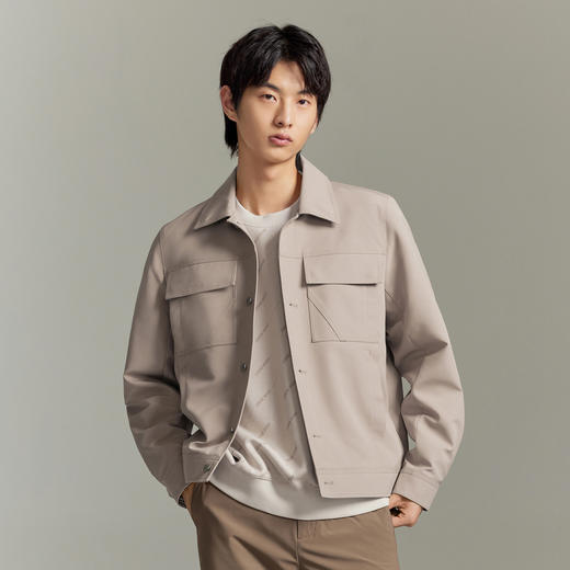 GXG男装 简约翻领夹克外套 秋季热卖夹克 GEX12114903 商品图2