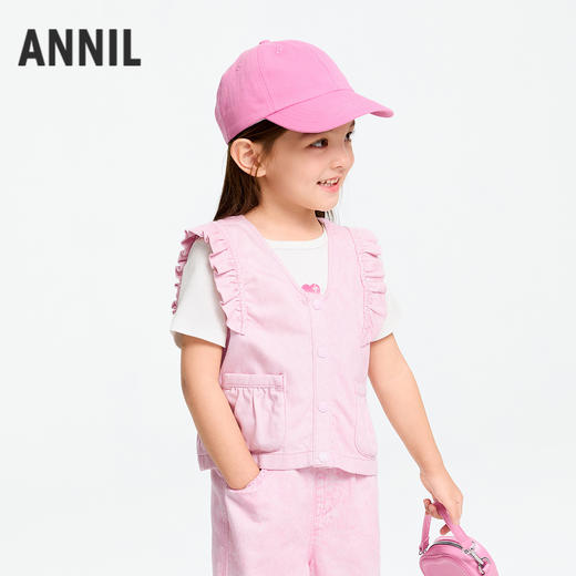 女童马夹春季新款安奈儿童装实体店同款XG512593 商品图1