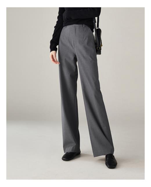 🌻显瘦又时髦❗️Chic爆了❗️【Avann高腰直筒窄版阔腿休闲西裤9658】💕万能修腿神裤❗️版型巨赞🌈 ❗️胯宽腿粗它巨能遮！🌟巨能遮！！ ❗垂顺度绝了❗  商品图2