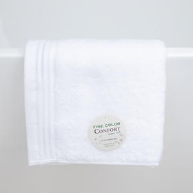 那须藤唯美素色无捻03-白色面巾