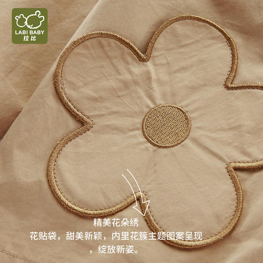 拉比-童衣类（春）I5精致连帽插肩外套卡其（PH) 商品图5