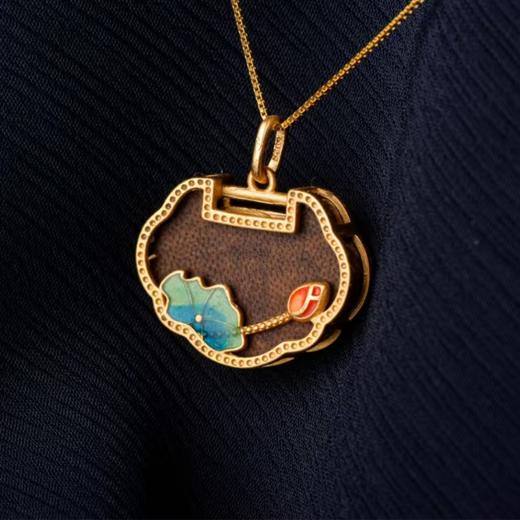 守拙园沉香错金饰品 | 惠安系沉香，清雅衬肤滑 商品图4