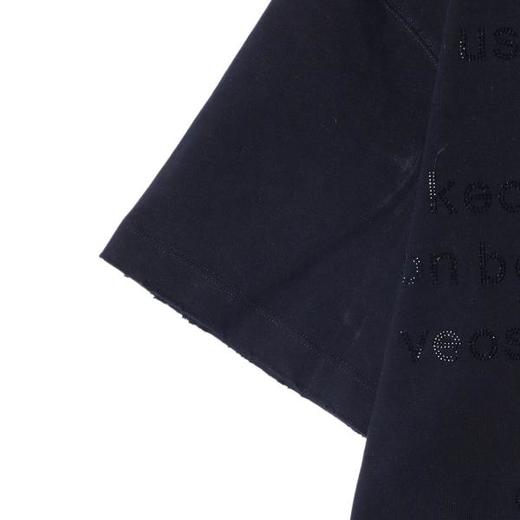 6819春夏新款时尚个性美式撞色烫钻印花圆领短袖T恤宽松百搭潮流上衣 商品图3