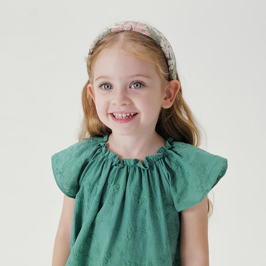 【马克珍妮 芦芙】夏装新款 女童精致刺绣纯棉小衫230518 商品图3