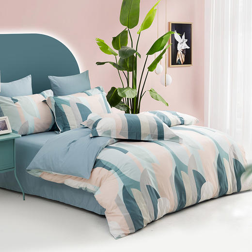 多喜爱 新疆精梳棉四件套 半圆理光/虞梦 精梳全棉 柔软舒适 细腻亲肤 斜纹织造 商品图4