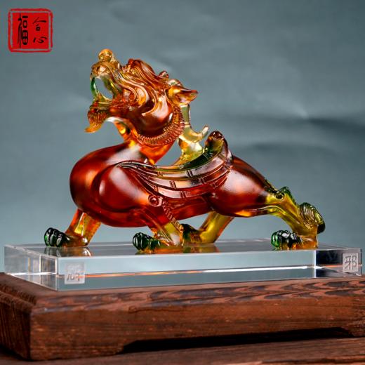 【黄老师推荐】古法琉璃貔貅（中） 商品图3