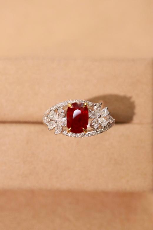 1.72ct刻面红宝石戒指 商品图2