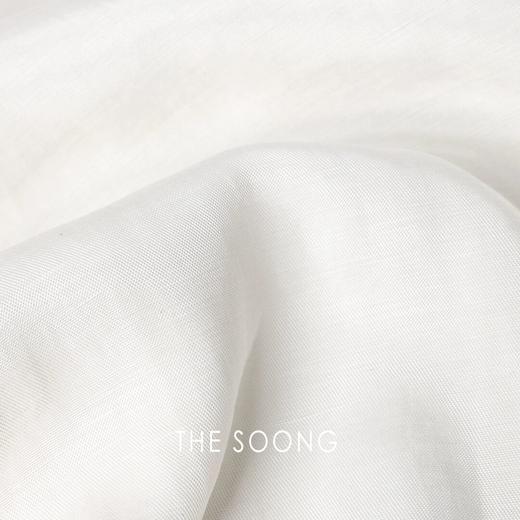 THESOONG"巴黎风情"天然亚麻吸湿妙感暗扣立领衬衫外套HZCS6165 商品图2