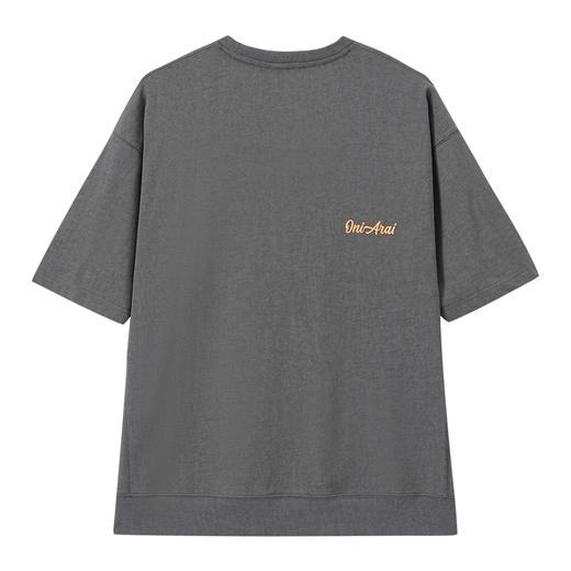 ONIARAI/鬼洗25春夏新品西湖龙井洗水棉茶香味宽松短袖男 B840270 商品图4