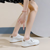 百搭踏青小白鞋，防水防污，潮流减龄显腿长，透气柔软内里，皮革鞋面，轻简好看百搭，脚宽胖大一码拍 商品缩略图2