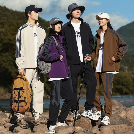 斯辰唯佳三防运动套装 户外山系 潮流休闲 上衣/裤子套装 男女同款 A61-D02 商品图3