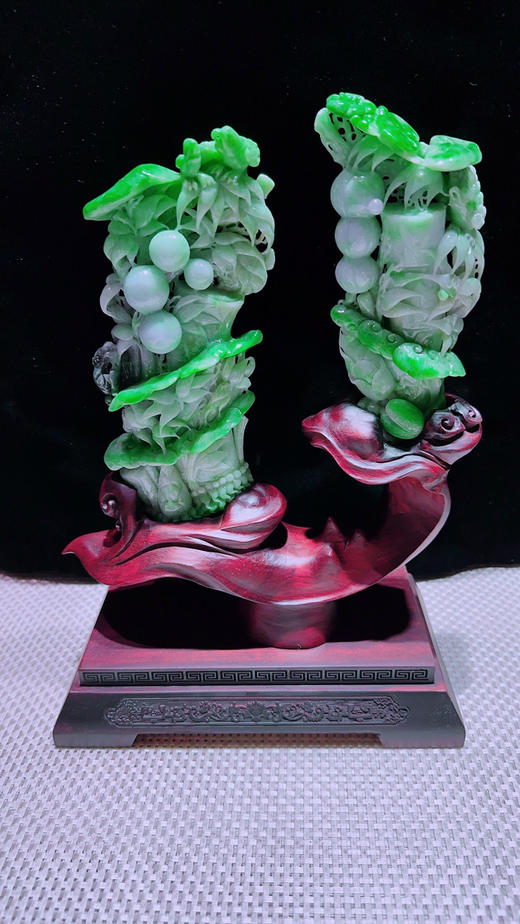 620850翡翠摆件【节节高升】 商品图3