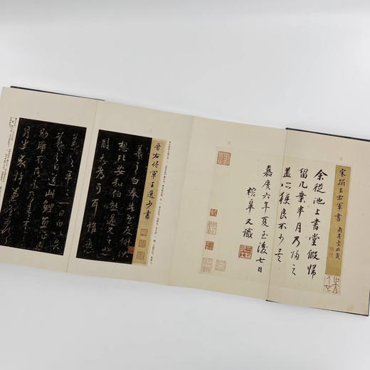 宋拓澄清堂帖60多件王羲之书法合集复刻珍藏，超厚经折本！ 商品图1