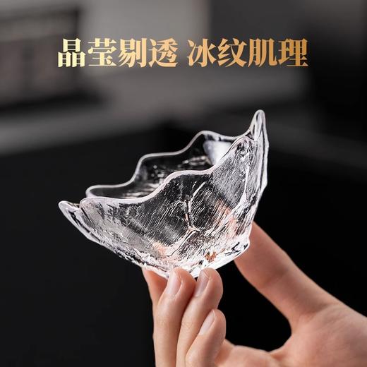 【样品特惠6折，仅1套，无货退款】整套盖碗茶具套装家用轻奢高档泡茶专用中式喝茶杯全套礼盒装璃匠-古法锤纹套组 商品图2