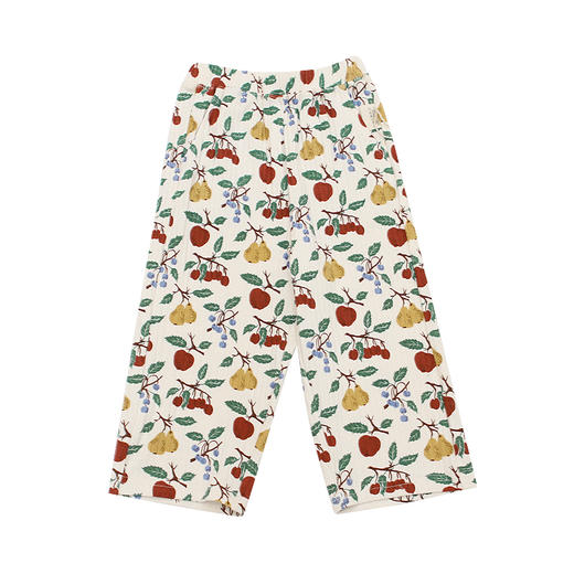 【云优选】lelejove北欧风儿童家居裤25春新宝宝舒适柔软家居服纯色肌理裤子 商品图3