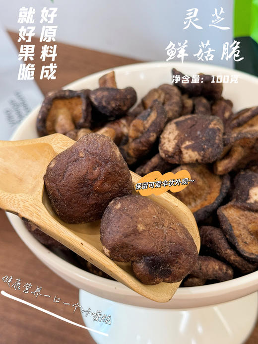 灵芝鲜菇脆 100g/袋 商品图4