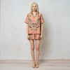 Solo seta女士海边度假风短袖短裤丝麻套装印花睡衣2025年秋季 商品缩略图4