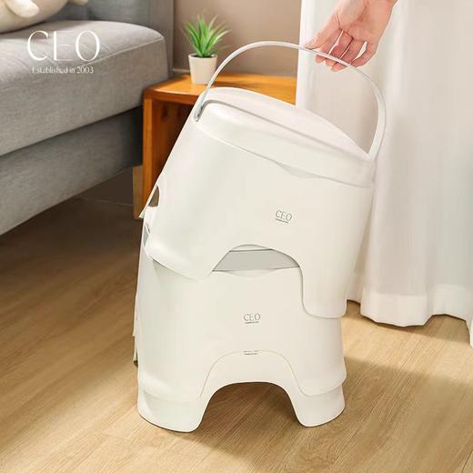 希艺欧小凳子家用客厅小板凳浴室防滑儿童踩脚矮凳换鞋凳手提凳子 商品图1