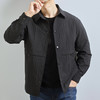 【新款DWD】大依优型大码春秋季新款男士格子翻领夹克外套加肥加大码时尚夹克上衣胖子 商品缩略图8