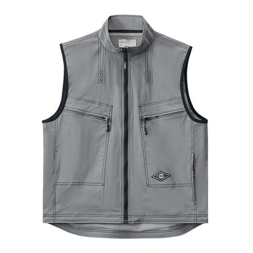 ONIARAI/鬼洗25春新品游侠系列刺绣轻机能风多袋马甲男士 B340216 商品图3