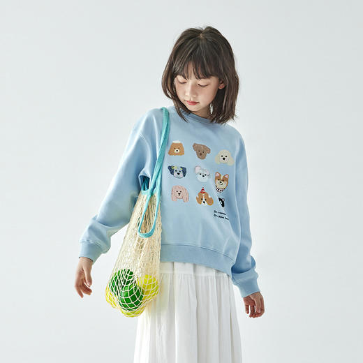 棵初 2025春夏第一波新品-圆领印花卫衣856K256001MJ 商品图2