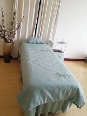 Rosemary美容床罩4件套(浅绿190*75*63） 床罩四件套