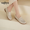 Safiya/索菲娅2025圆头休闲羊皮镂空透气百搭软底一脚蹬乐福鞋SFD1112141 商品缩略图2