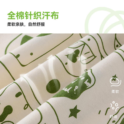 【7A抗菌纯棉】棉花堂2025年新款印花针织短袖T恤萌装---F251121&F251121YX 商品图2