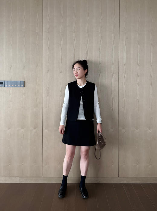 25早春--高品质西装马甲+半裙 套装【包邮+三天无理由退换】 商品图8