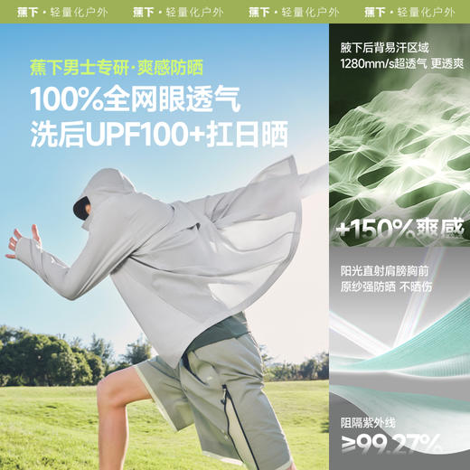 【25年新品】蕉下男士超透气防晒衣（常规款）AS934 商品图1