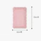 长方形粉色托盘小号摆件1*1件 商品图0