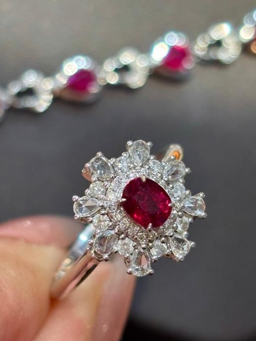 0.82ct刻面红宝石戒指 商品图2