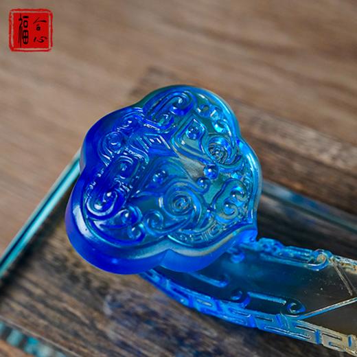 【易德老师推荐】古法琉璃貔貅玉如意 商品图2