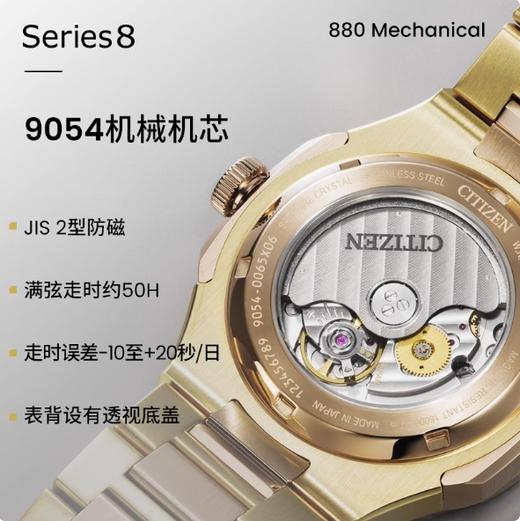 西铁城/CITIZEN格纹防磁机械Series8系列男表NB6033-51E 商品图5