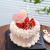 【214情人节】情侣纪念love心形草莓蛋糕 商品缩略图0