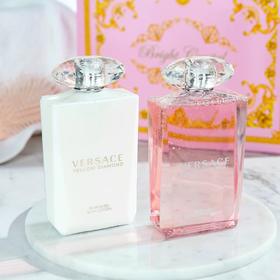 Versace范思哲 粉晶钻沐浴露身体乳套装