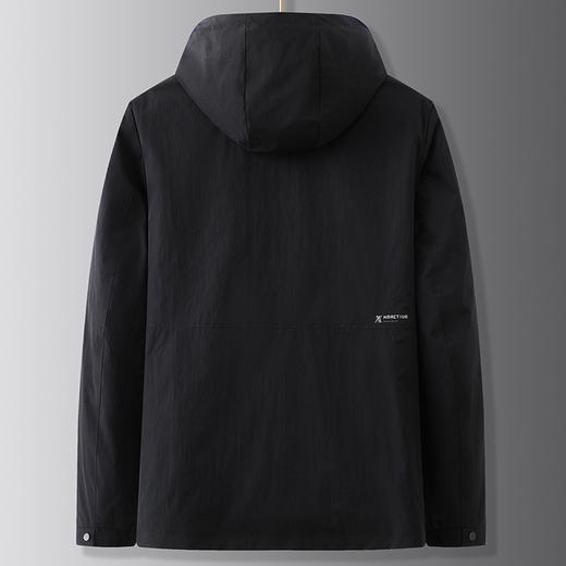 【可拆卸帽】【DWP】大依优型大码运动休闲夹克衫上衣男春季加肥大码户外登山服外套 商品图2