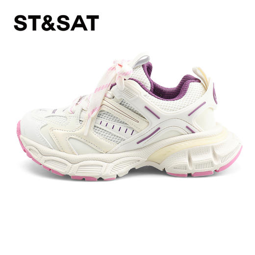 【童鞋】星期六机能风网面透气男女童老爹鞋SSD1192L1B 商品图8